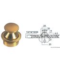Pomello in ottone lucidato mm 19